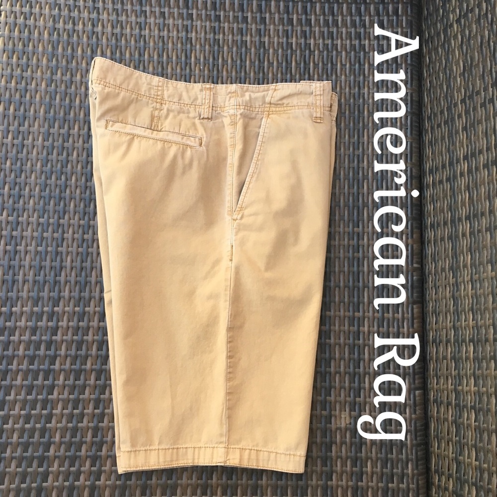 Men’s American Rag Shorts.  Tan.  33 Waist
